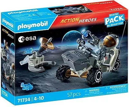 Set igračk za vesoljsko misijo, Playmobil Action Heroes 71734, 57 kosov