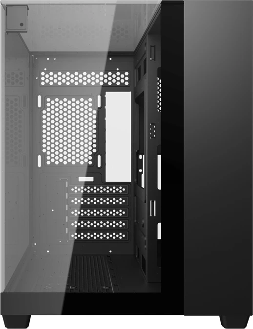 Računalniško ohišje Darkflash TH285M, Midi Tower, za matično ploščo M-ATX/ITX, kaljeno steklo, črno