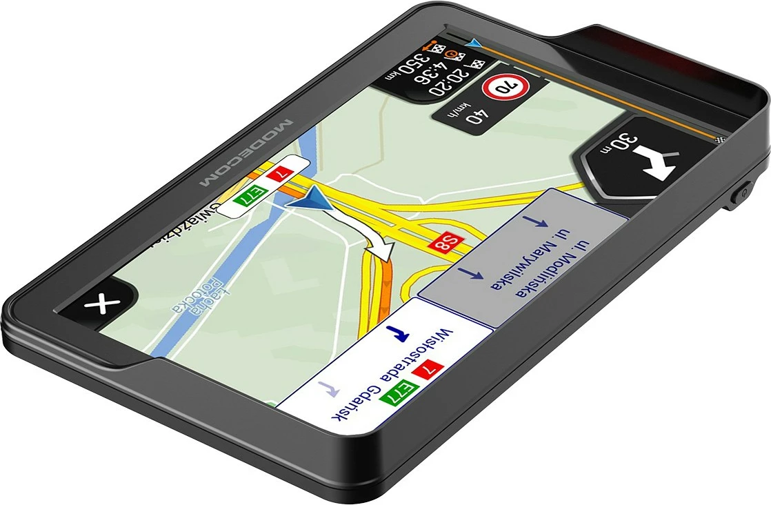 Navigacija GPS MODECOM FREEWAY CX 7.3 iGO, 7-palčni, 16GB, 512MB RAM, Bluetooth, Zemljevid Evropa Truck z letno posodobitvijo