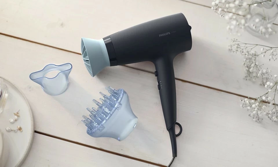 Sušilnik za lase Philips BHD360/20, 2100 W, granat
