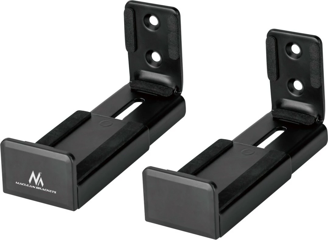 Stenski nosilec za soundbar Maclean MC-932, črn, komplet