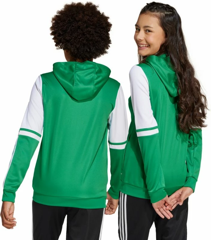 Dukser za otroke, adidas, bel in zelen