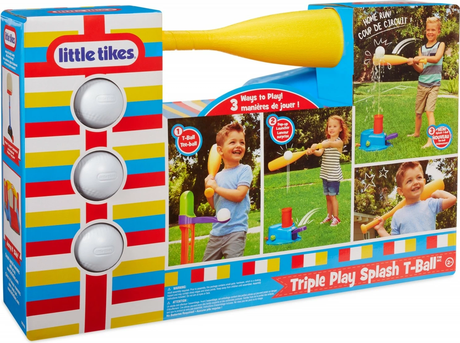 Set triaktivnosti s prho Little Tikes, T-Ball Triple Play Splash, plastika, večbarven, za otroke