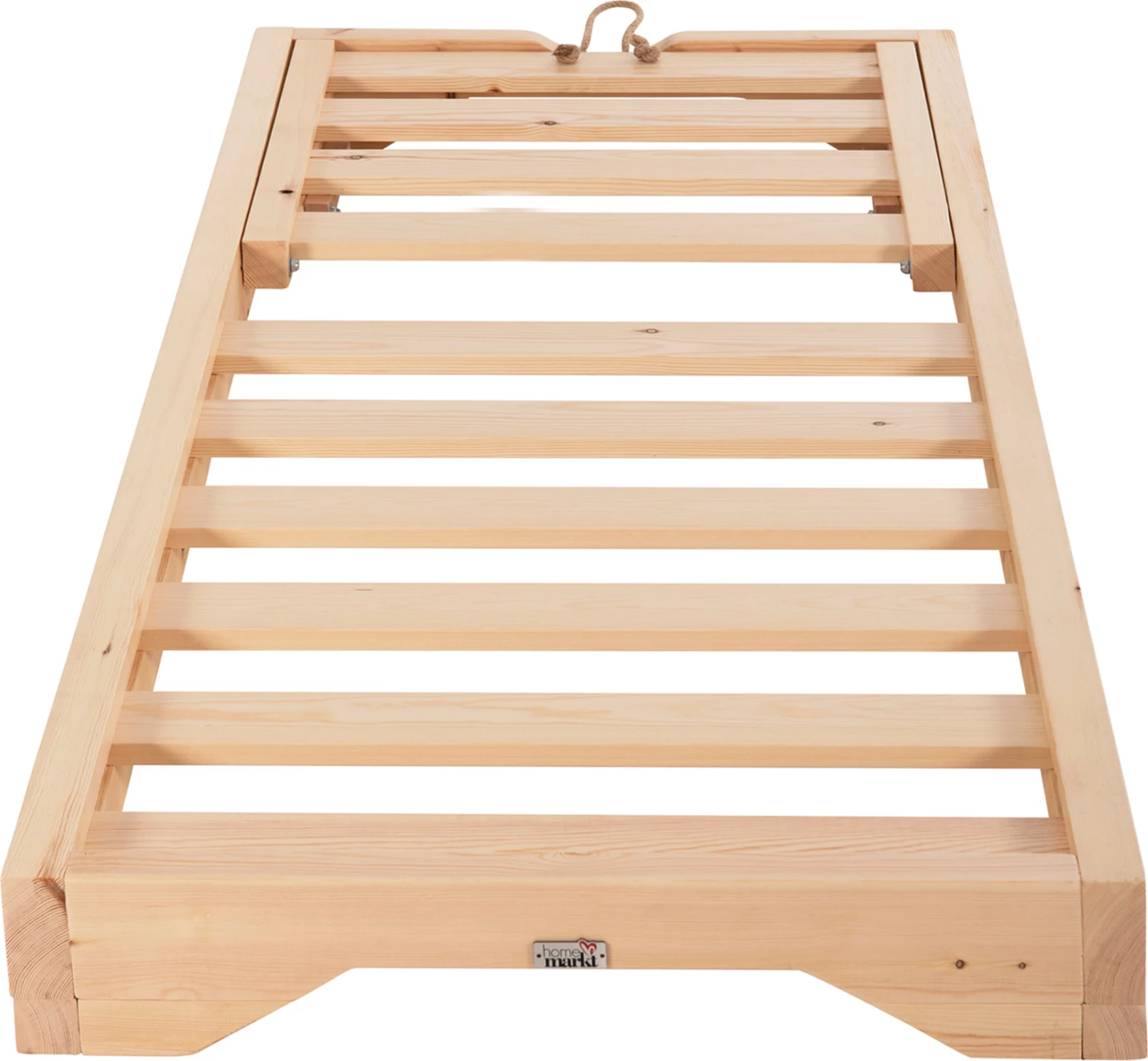Profesionalni ležalnik za plažo IKARIA FH6115.01 iz borovega lesa v naravni barvi 80x208x32-100Hcm