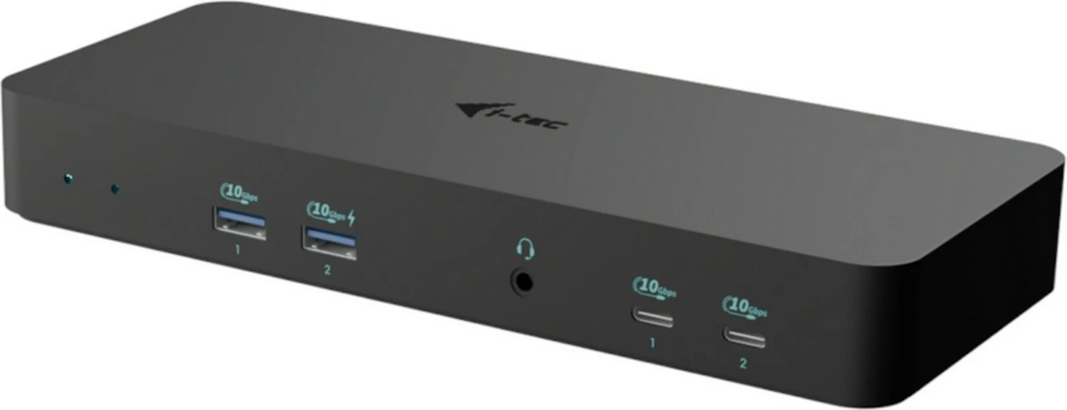 Doking stacija i-tec USB-C Intelligent Triple Display Dock PD100W, črna