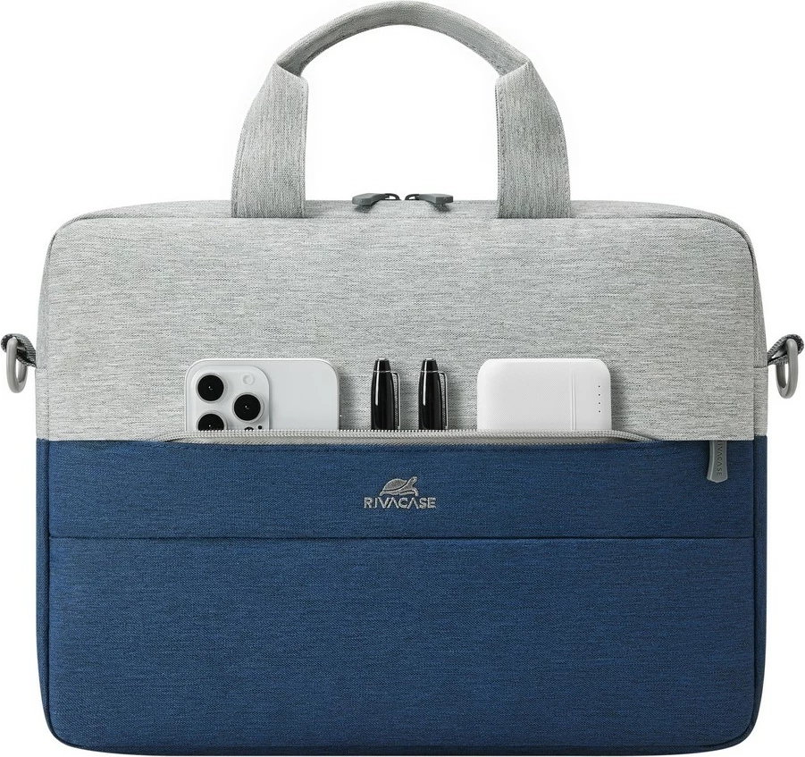 Torba za prenosnik 10,1–14 in, sivo-modra RIVACASE Prater 7522