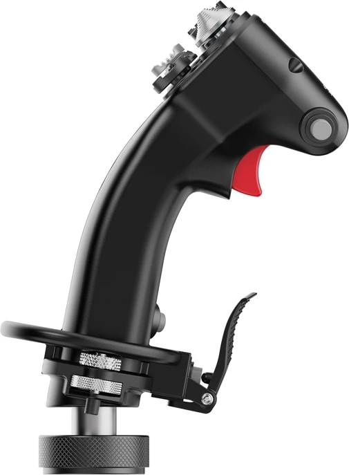 Ročica za simulacijo letenja Moza Racing MH16, aluminij, črna