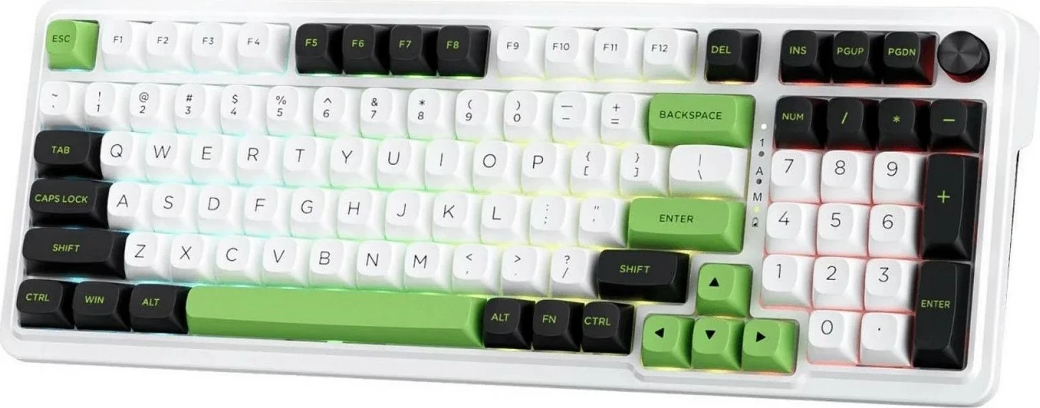 Tipkovnica RGB, bela Redragon K686WBG-RGB-MAX Eisa Max