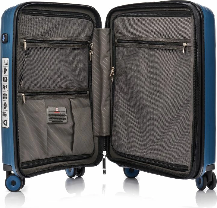 Potovalna kovček SwissBags, modra