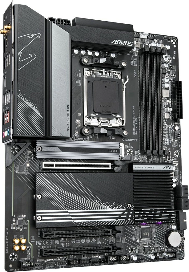 Matična plošča Gigabyte B650 AORUS ELITE AX V2, Socket AM5, DDR5, Wi‑Fi 6E, 2.5GbE LAN