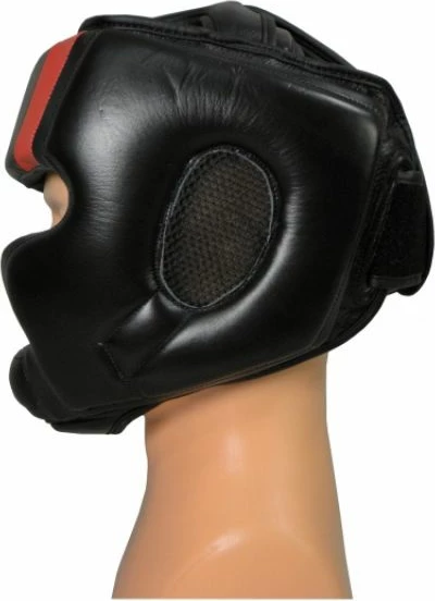 Boksarska čelada za moške Masters, črna