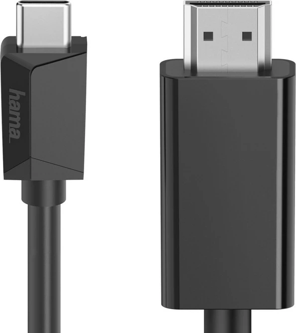 USB-C na HDMI kabel Hama 200719, 3 m, črn