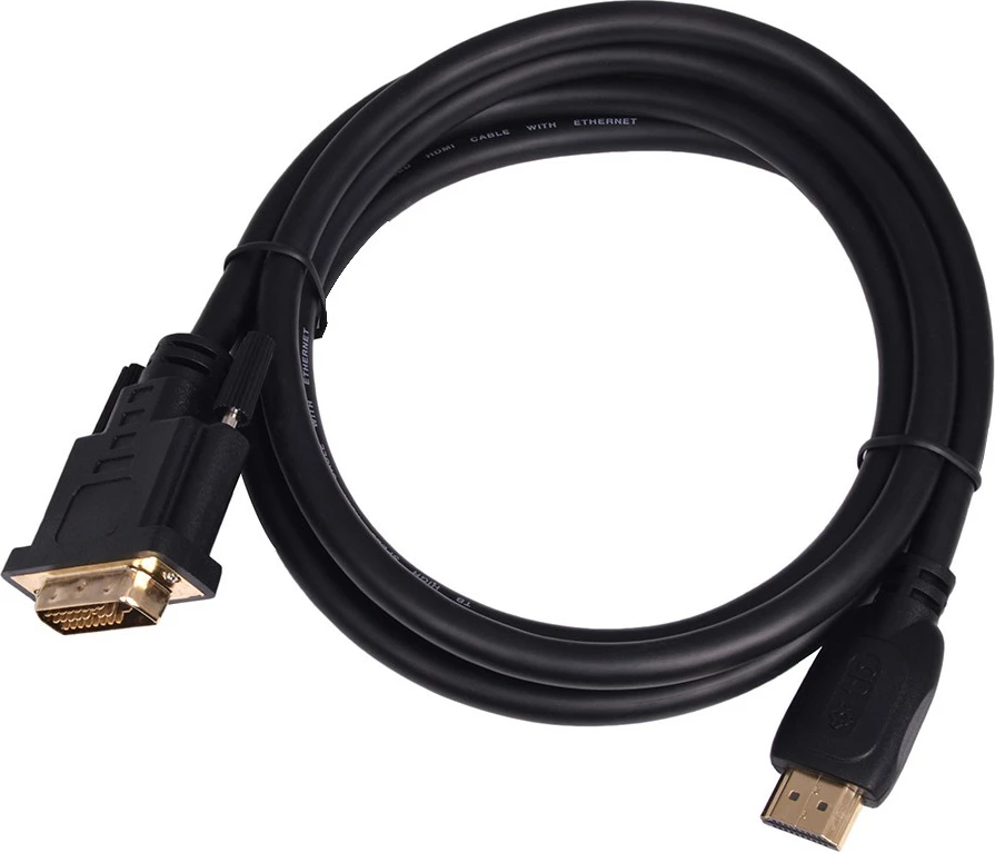 Kabel HDMI na DVI TB, 1,8 m, 24+1, črn
