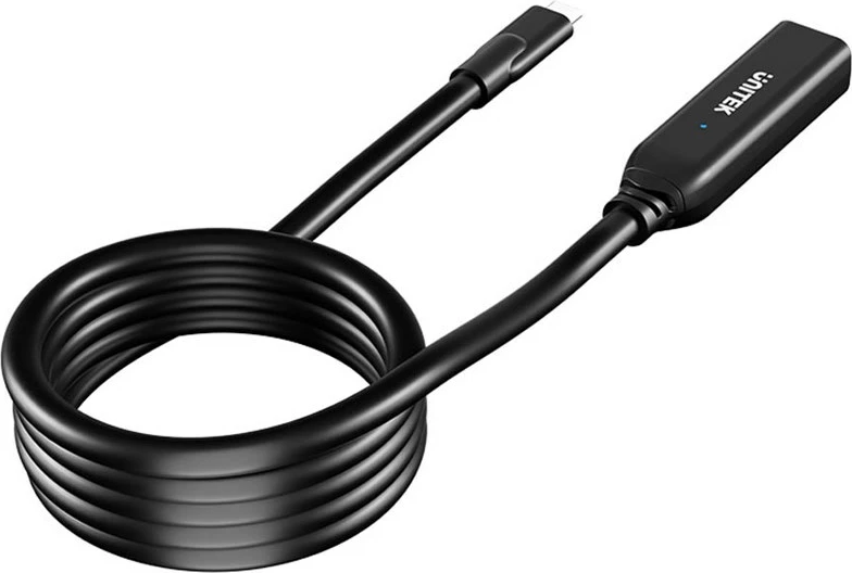 USB-C kabel, UNITEK U1335ABK01, 5 m, črn