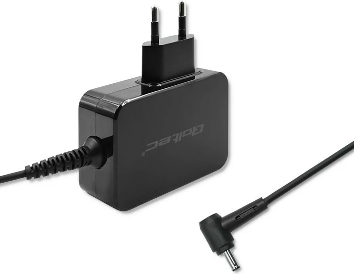 Polnilec za prenosnik Qoltec 52391 za Asus, 45 W, 19 V, 2,37 A, 4,0 x 1,35 mm, črn