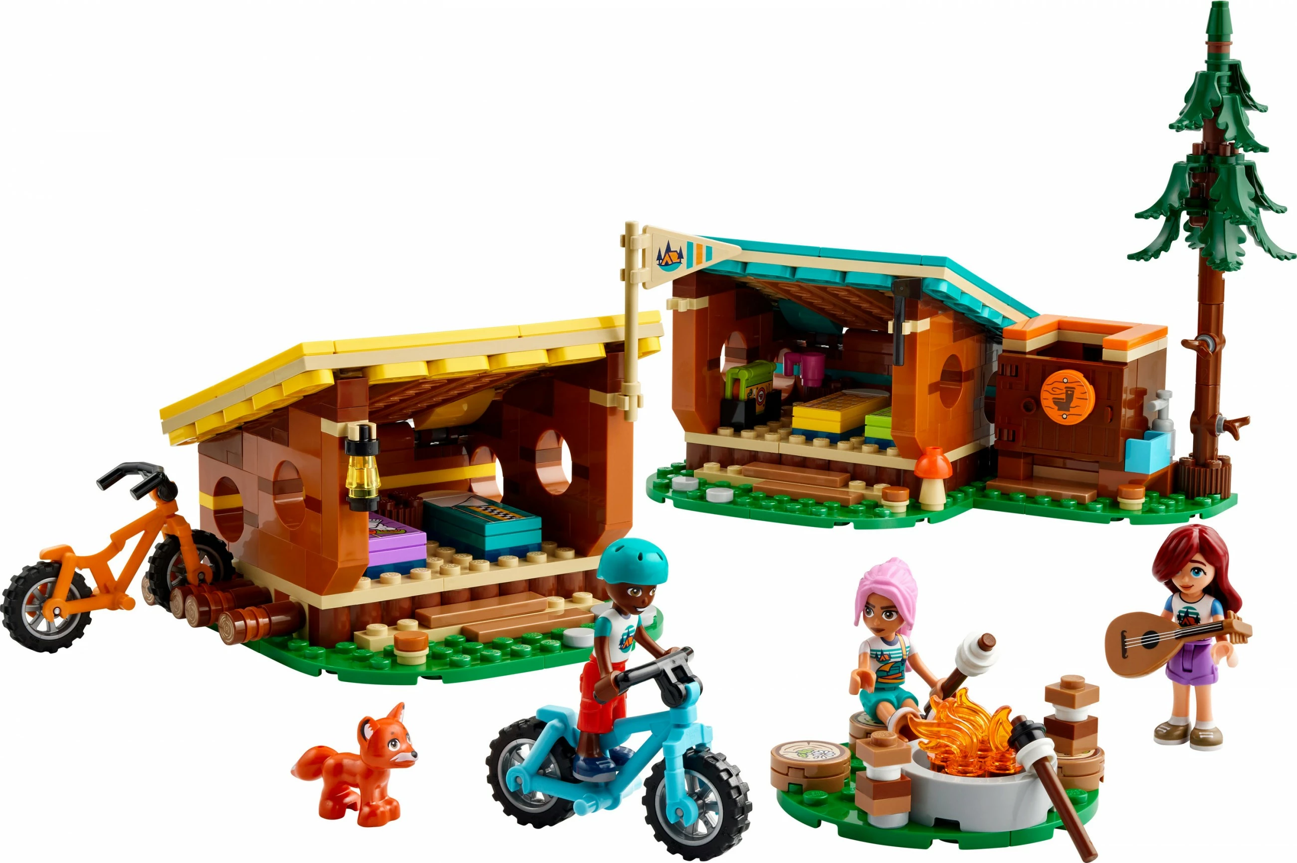 Kamp avantura, majhni šotori, figurice in kolesa — LEGO Friends 42624