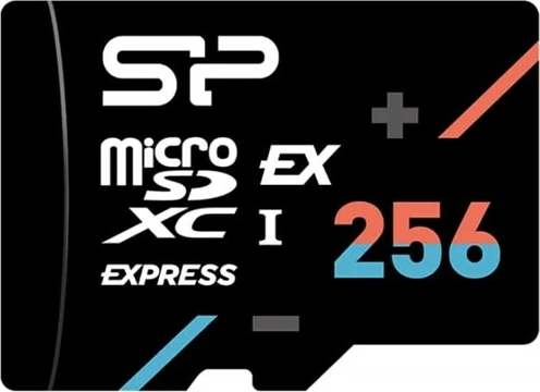 Pomnilniška kartica MicroSDXC 256 GB, črna, Silicon Power HYPERA