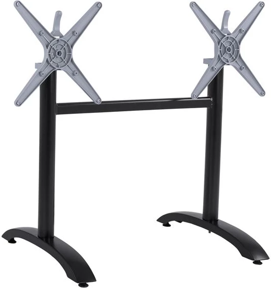 Aluminijasta osnova 2 stolpca FH468.01 črna mat 84x60x73-93cm