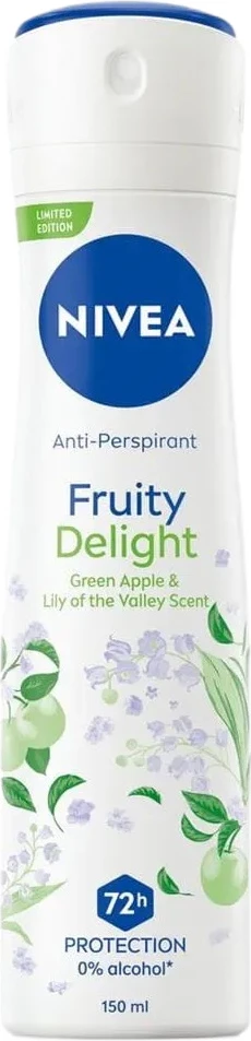 Dezodorant v spreju za ženske Nivea Fruity Delight, 150 ml