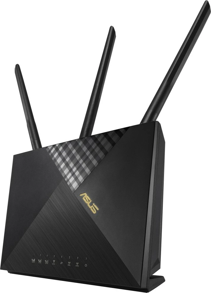 Usmerjevalnik 4G WiFi 6 AX1800 Asus 4G-AX56, 4x LAN, 1x WAN, 1x SIM, črn