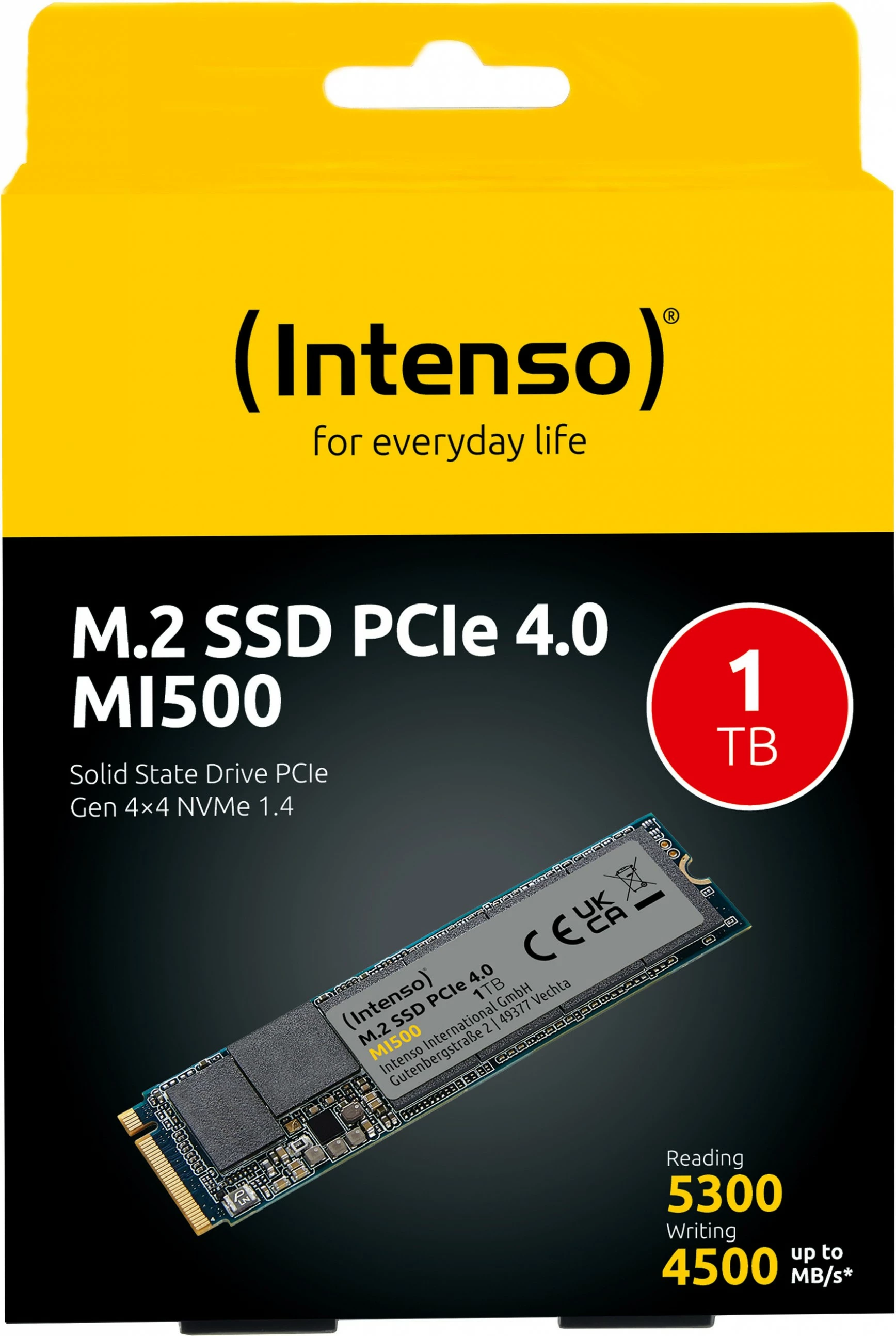 SSD M.2 1 TB Intenso MI500, 5300 MB/s