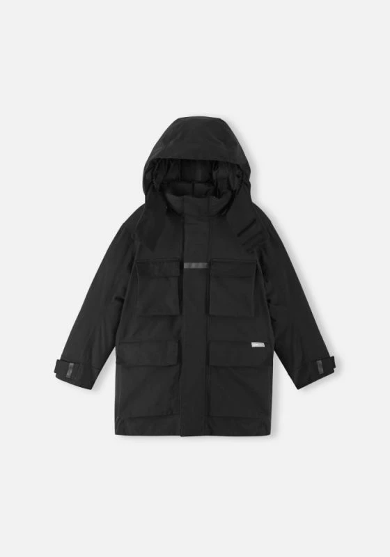 Zimska jakna za otroke Reima, črna