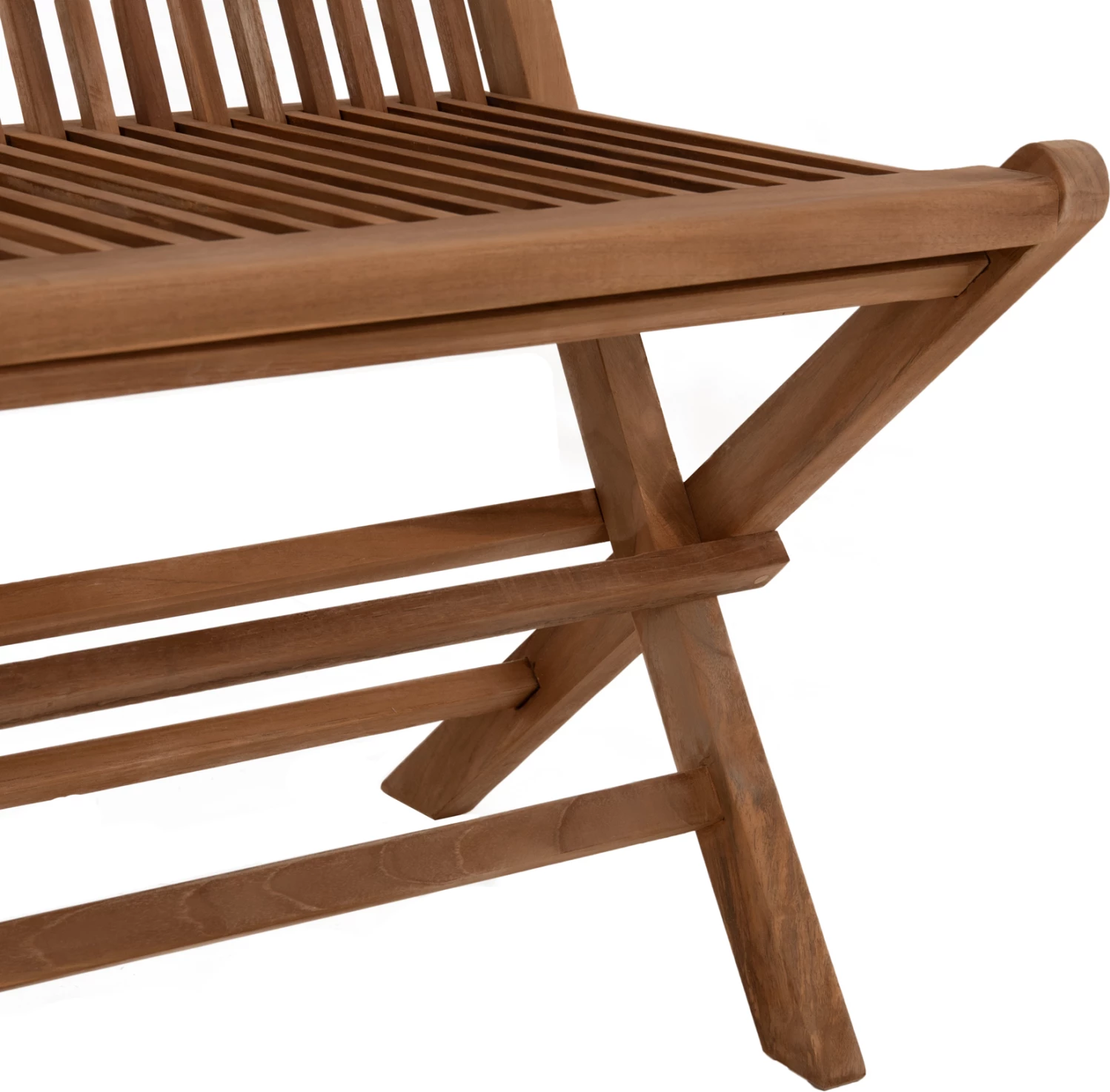 Zložljiva klop KENDALL FH9541 iz tikovine v naravni barvi 120x62x89H cm