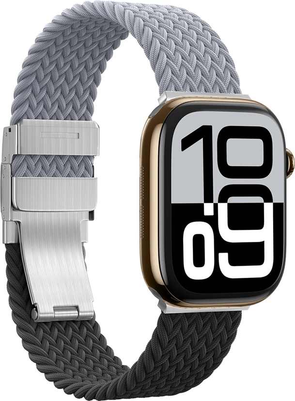 Set dveh paščkov Blend Band za Apple Watch 45/46/49 mm, AmazingThing, siv-črn/siv