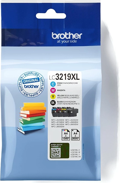 Set tonerjev (1500 strani) Brother LC-3219XLVALDR, večbarvni