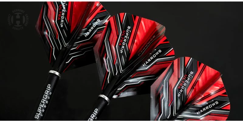 Darts puščice Harrows, črne/rdeče, za moške/ženske