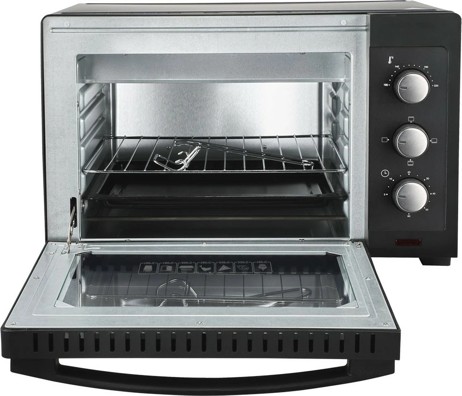 Mini pečica Esperanza Prosciutto, 20 L, črna