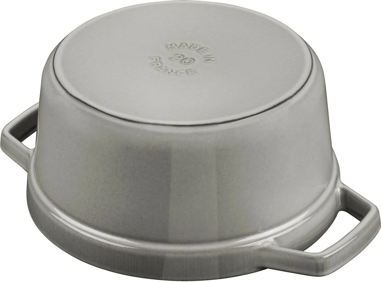 Okrogla litoželezna posoda Staub 40509-312-0, 5,25 L, grafitno siva