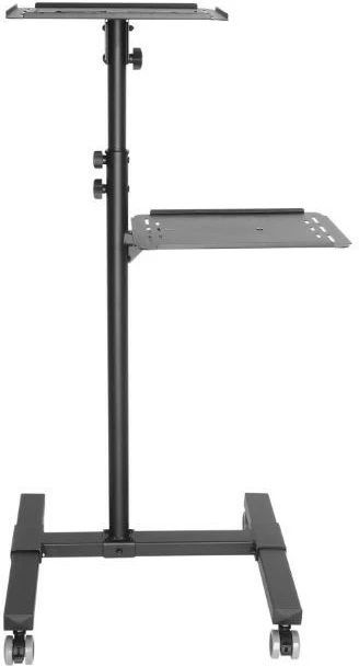 Mobilna miza za projektor Techly 362145, kovinska, črna