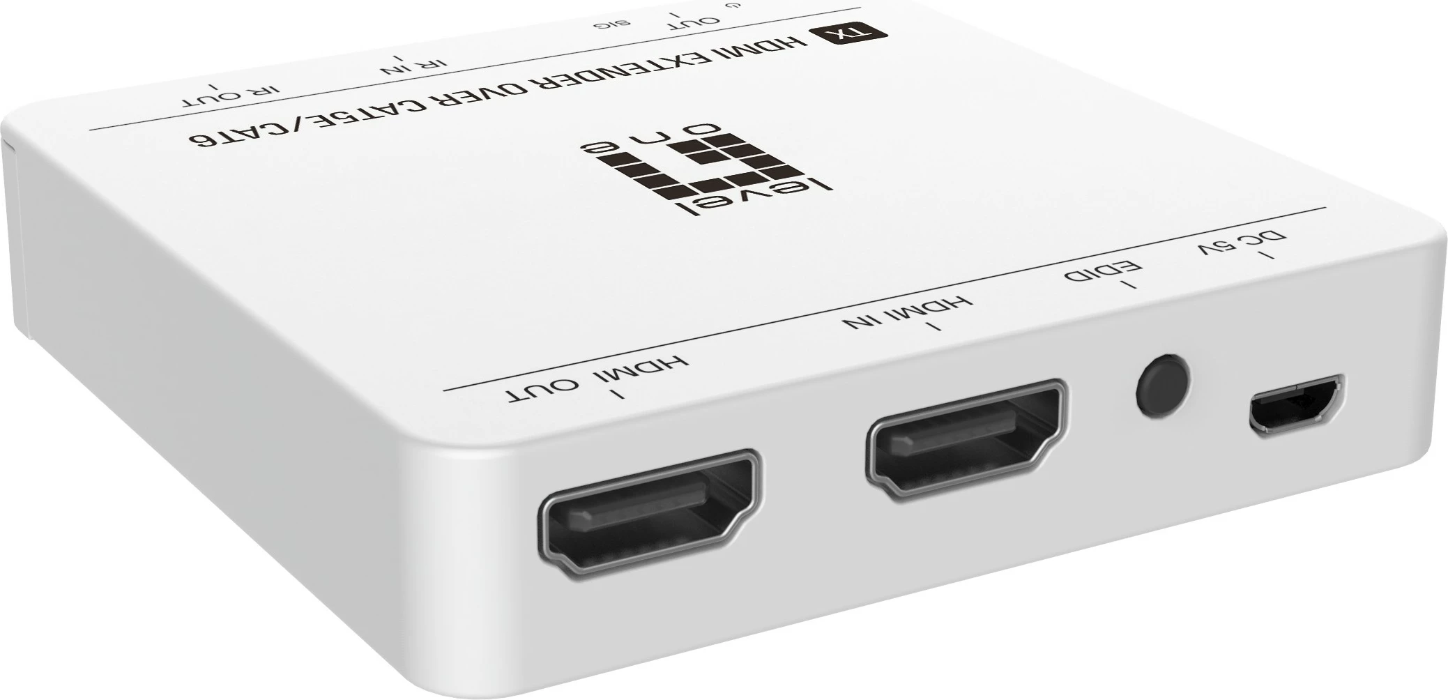 Transmiter in sprejemnik AV LevelOne HVE-9007, 3840 x 2160, 70 m, bel