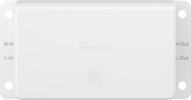 Pametno Wi‑Fi stikalo Sonoff Basic R5 Gen5 BASIC-1GS, 10 A, Matter, belo