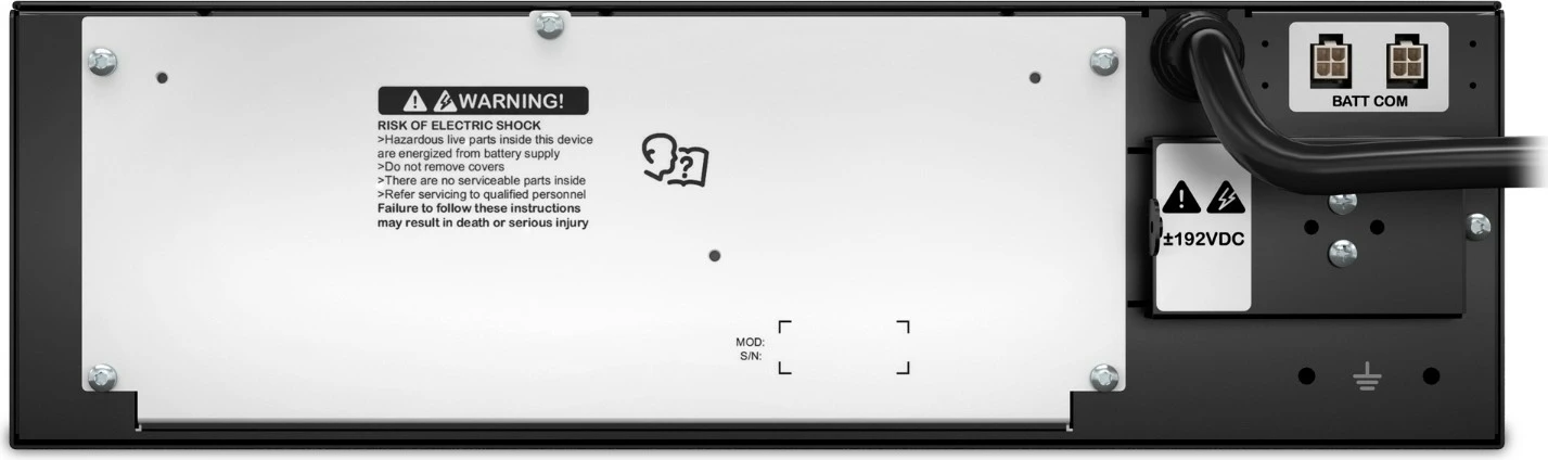 Baterija rackmount 19" 3U, APC Smart-UPS SRT192RMBP2, črna