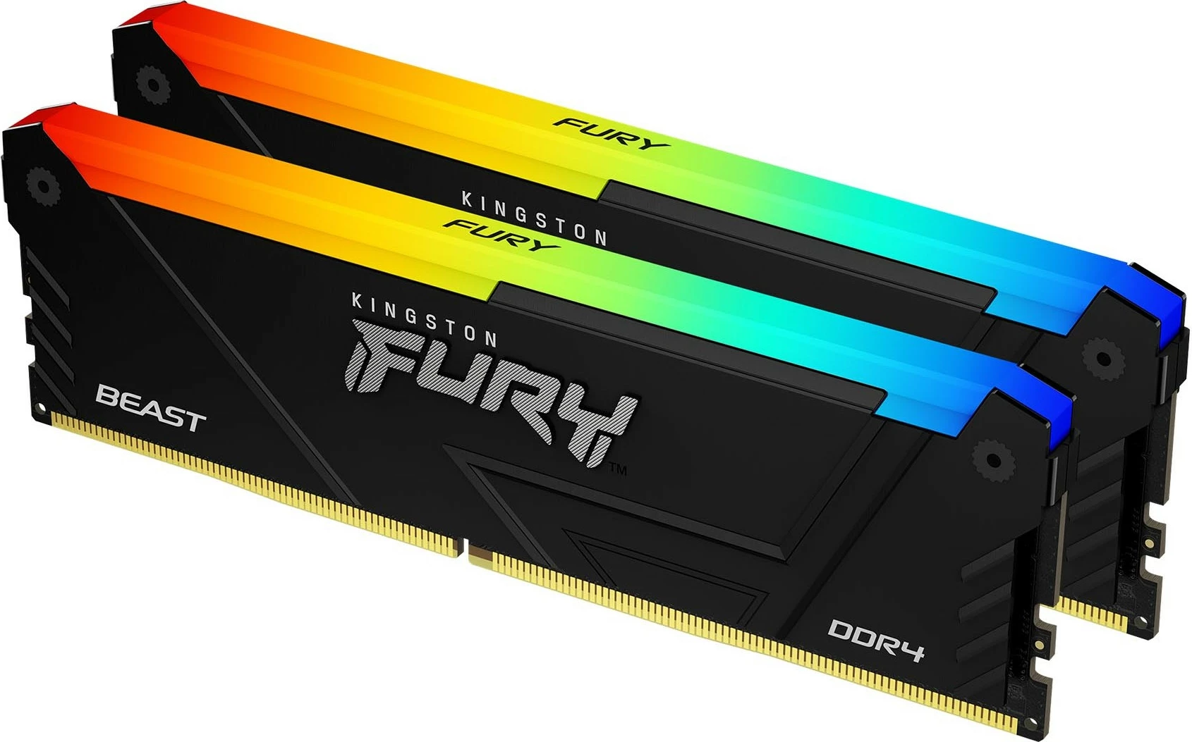 RAM pomnilnik Kingston FURY Beast RGB 16GB (2x8GB) DDR4 3200MT/s