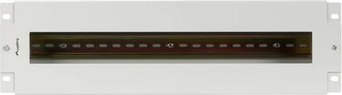 Razdelilni panel 3U 19 palcev z DIN TS-35 letev, LANBERG, siv