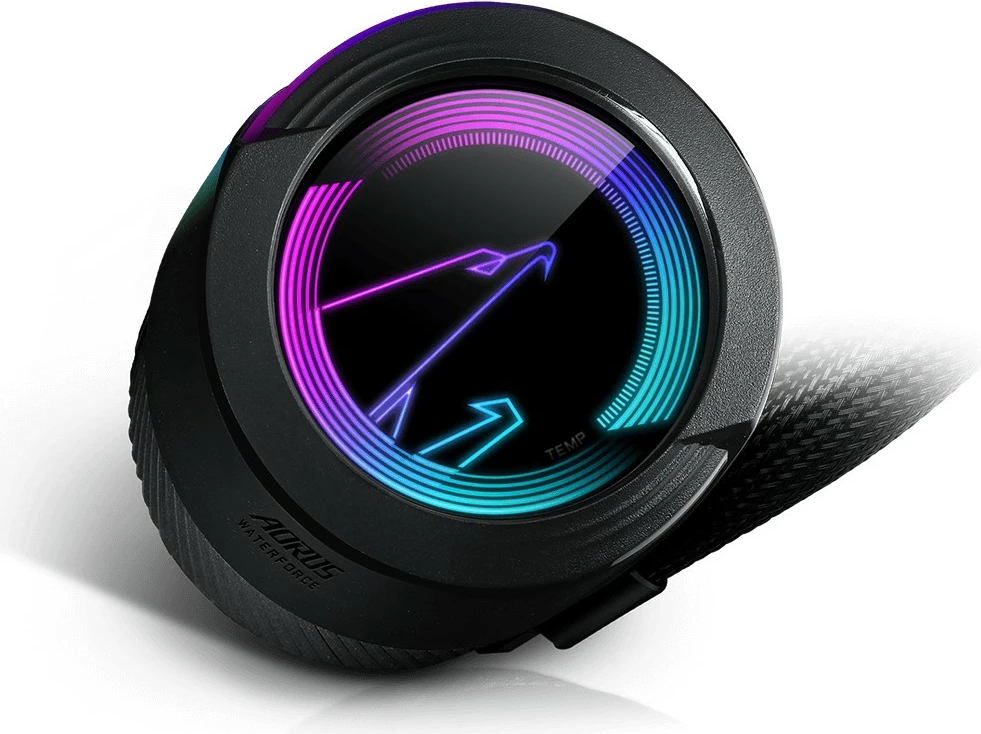 Ftohilo vode za računalnik AORUS WATERFORCE 280, črn