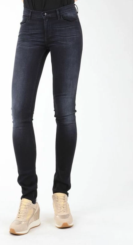 Ozke hlače Wrangler za ženske, črne