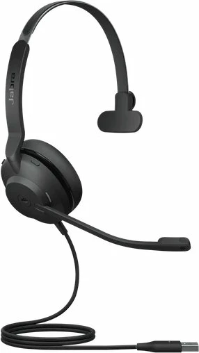 Kable slušalke za pisarno Jabra Evolve2 30 SE USB-A, MS Mono, črne
