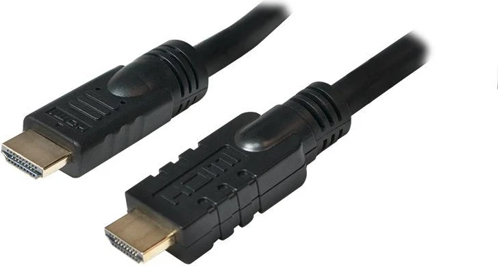 Aktivni HDMI kabel Logilink, črn