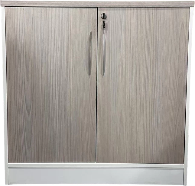 Omara za pisarno Armadi, sivo-bela, 80x40x80 cm