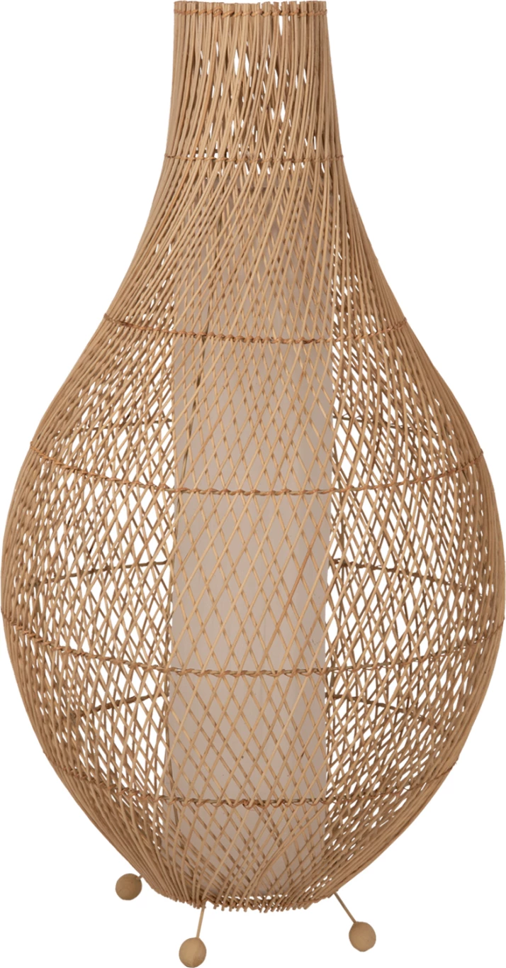 Talna svetilka iz ratana v naravni barvi FH7835 Φ55x101Hcm