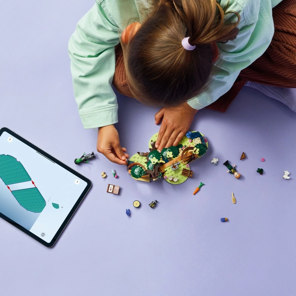 Gozdno zavetišče Elphaba, set za gradnjo LEGO Wicked 75687, 228 kosov, plastika, 7+