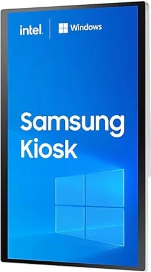 Kiosk za samopostrežbo Samsung LH24KMC3BGCXEN, 24", Intel Core i3, Windows 10 IoT, bel