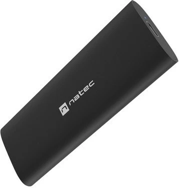 Zunanje računalniško ohišje za SSD M.2 NVMe, USB-C 3.1 Gen 2, Natec RHINO, črn