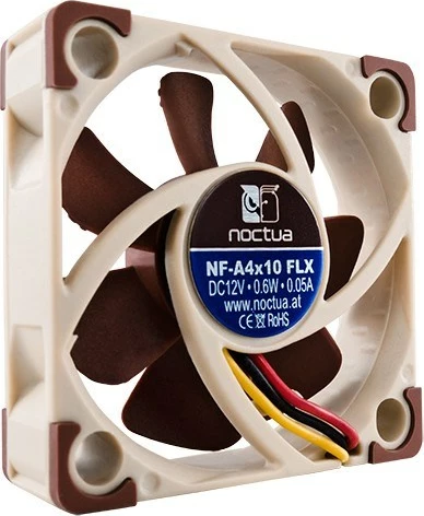 Ventilator za ohišje Noctua NF-A4x10 5V, 4 cm, bež in rjav