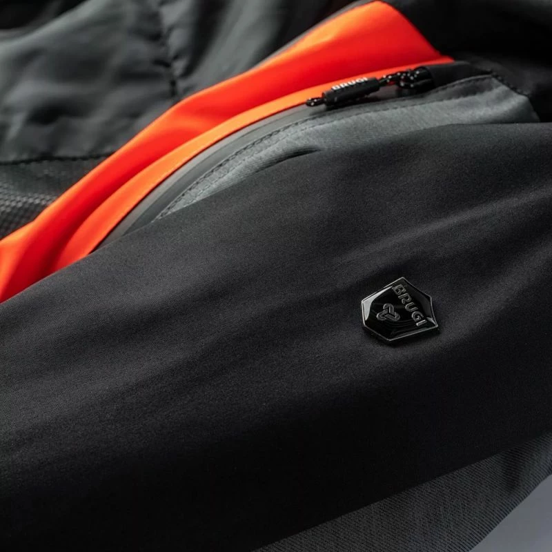 Smučarska jakna Brugi model 4ARK, oranžna