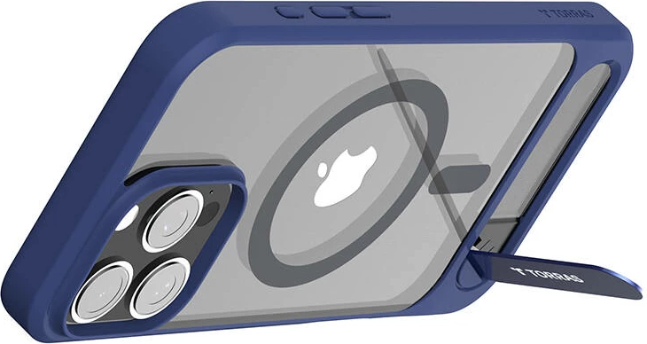 Zaščitni ovitek Pstand Series za iPhone 16 Pro, Torras, moder